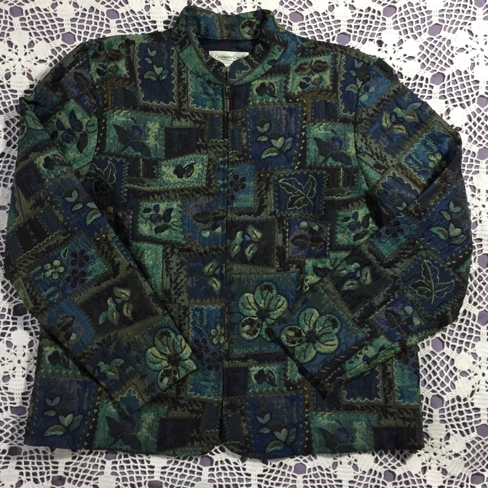 Coldwater Creek Blue’s, Green’s, and Black Jacket